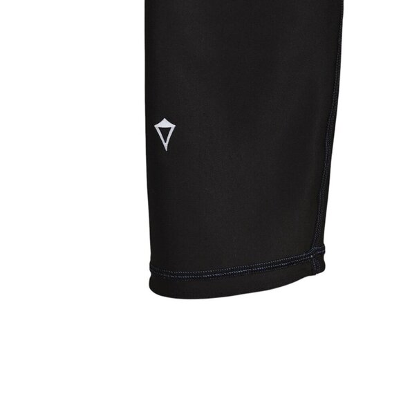 Ivivva Girls Reversible Black Light Blue Purple Abstract Crop Leggings Size 12 - Picture 9 of 9